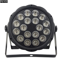 Stage Par 18x18w Led Par Light RGBWA UV 6in1 Plastic Par Light Professional Stage Dj Light 18x12w RGBW 4in1 Par Light