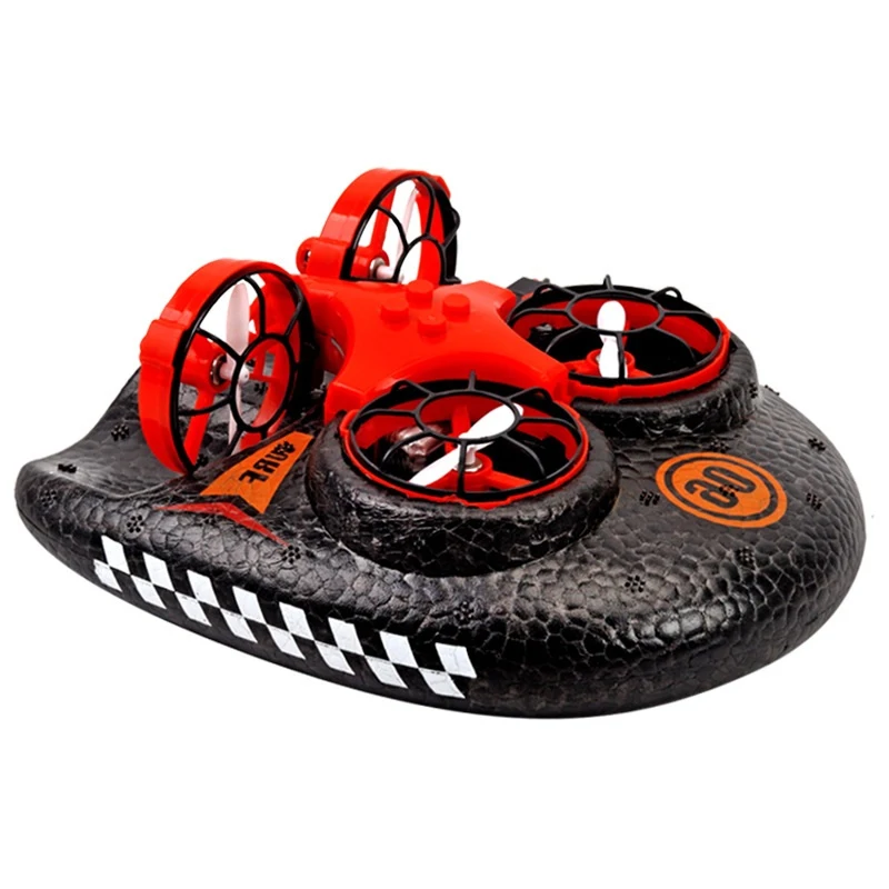 Woda/ziemia i zdalne sterowanie w powietrzu Quadcopter Hovercraft dzieci RC zabawka 2.4G 3 do 1 deformacja wielofunkcyjny RC Hovercraft Drone