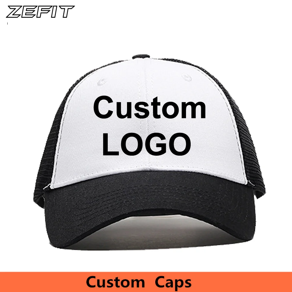 

Personalized Logo Small MOQ Custom-Made Soft Dead Hat Mesh Back Snap Close Football Tennis Dad Headwear Custom Baseball Cap