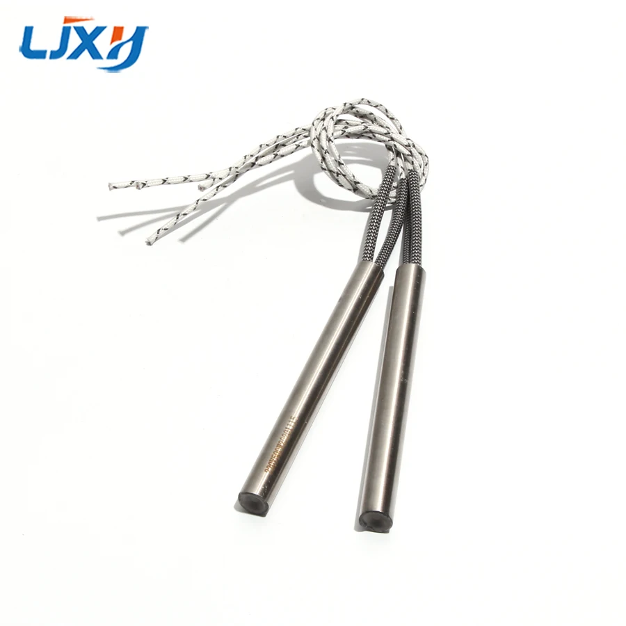 LJXH 2PCS 18mm 160~300mm Wire Length 30cm 12V/24V High-density Cartridge Mold Heating Element Heater 316SUS 405/455/500/650/750W