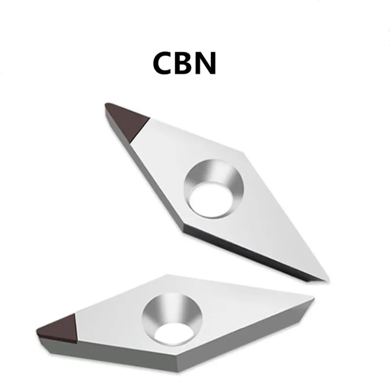 Imagem -03 - Inserção de Diamante Mos Pcd Cbn Cnc Torno Ferramenta de Torneamento Inserção Vcmt160402 160404 160408 Vcgt160408 Pcd para Cbn de Alumínio para Aço Duro