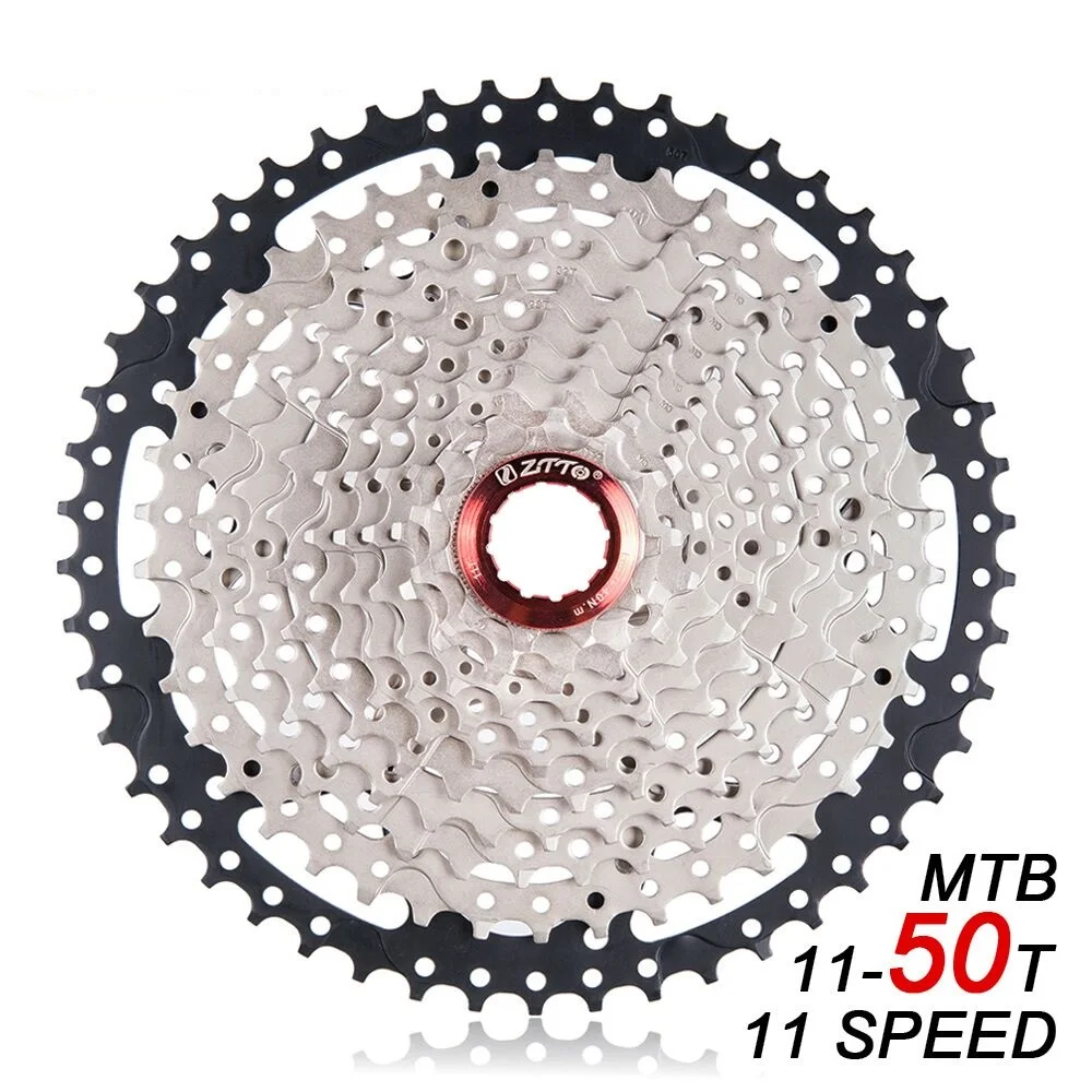 

ZTTO MTB 11 Speed Cassette 11S 11-50T L Mountain Bike Freewheel Wide Ratio for shimano m7000 m8000 m9000 SUNRACE Bicycle Parts