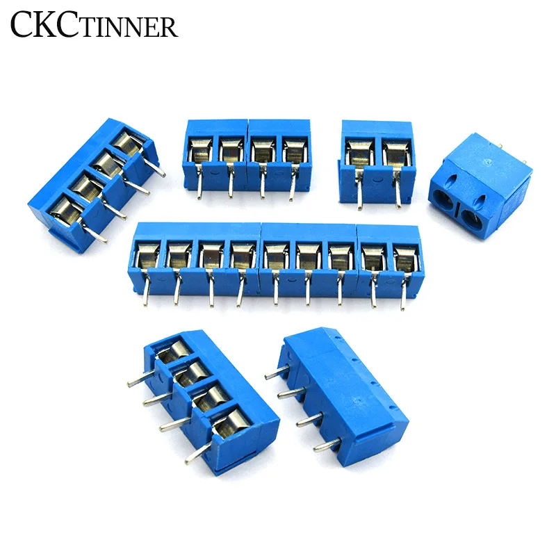 10pcs KF301-2P/KF301-3P KF301-5.0-2P KF301-5.0-3P KF301 5.08mm Plug-in Screw Connector