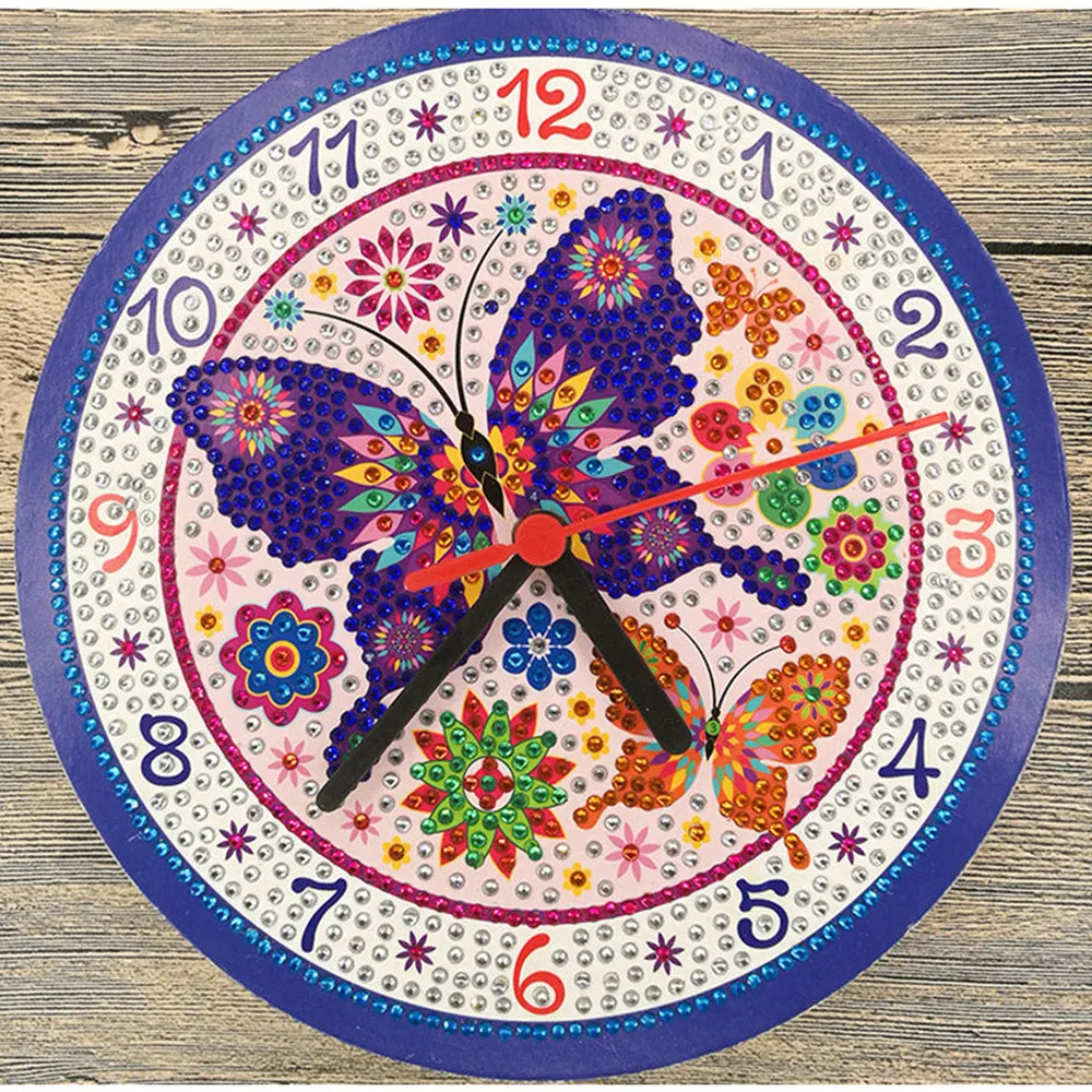 5D Diamond Painting Special Shaped Drill Clock Embroidery Art Diamond Mosaic Cross Stitch Kits Paiting Living Room Decorations