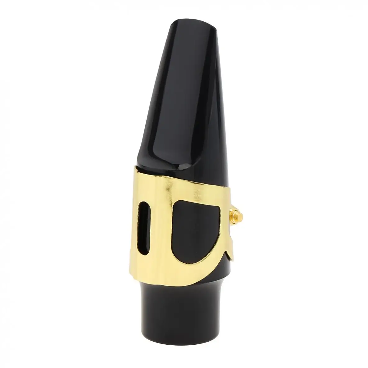 High Quality Professional Alto Saxophone Mouthpiece Ligature Gold-plated Brass Ligature Fastener for Rubber Mouthpieces