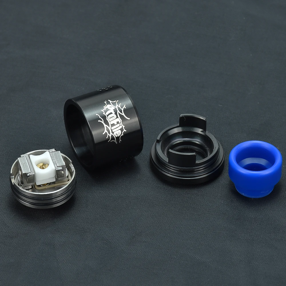 Perfil de vapeo atomizador RDA, bobina de malla de 24mm, tanque de cigarrillos electrónicos con PIN squonk BF para Squonk Mod Mechmod Vaper Smoke.