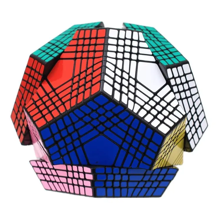 Tantangan Tinggi Shengshou Petaminx Kubus Hitam 9X9 Puzzle Ajaib Putar 9X9X9 Cubo Magico Mainan Kubus Anak Pendidikan Profesional