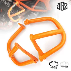 Motorcycle Steel Bumper Crash Bar Frame Engine Protector Tube Guard Bracket For KTM DUKE 250 2017 - 2021 390 2013 - 2018 2021
