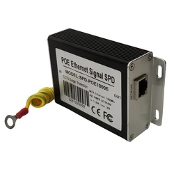 1 포트 AC DC 48V 기가비트 RJ45 PoE 서지 보호기