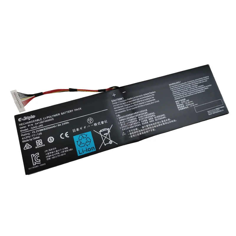 Baru Asli Baterai GAG-J40 untuk Gigabyte Aorus X7 Dt V7 V8 V6 Aero 15 14 V7 14-W-CF2 15X15W 14-P64WV6 P64Wv7-De325Tb