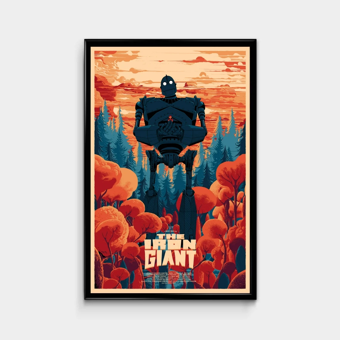 THE IRON GIANT Art Movie Poster Home Wall Painting Decoration (No Frame)