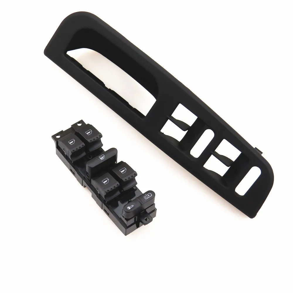 

New Master Glass Lift Black ABS Plastic Switch Bracket Frame Panel For VW Jetta Golf 4 Passat B5 3B1 867 171 E 1J4959857D