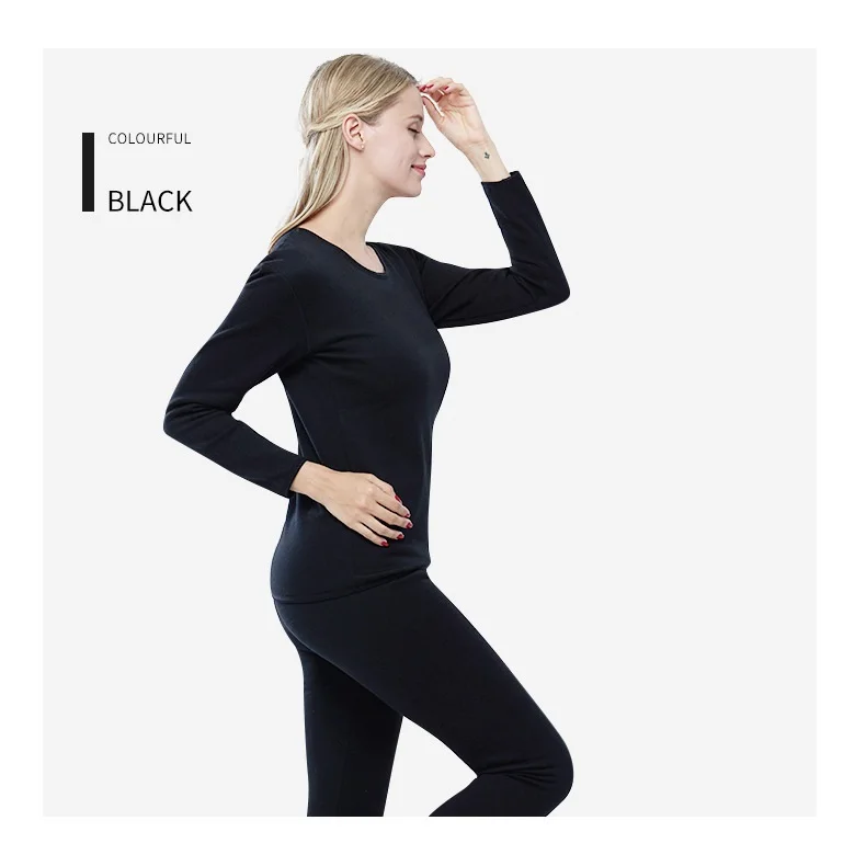 2021 The New Thermal Underwear For Men Women Long Johns Winter Women Thermo Shirt+pants Set Warm Thick Fleece Thermal Underwear