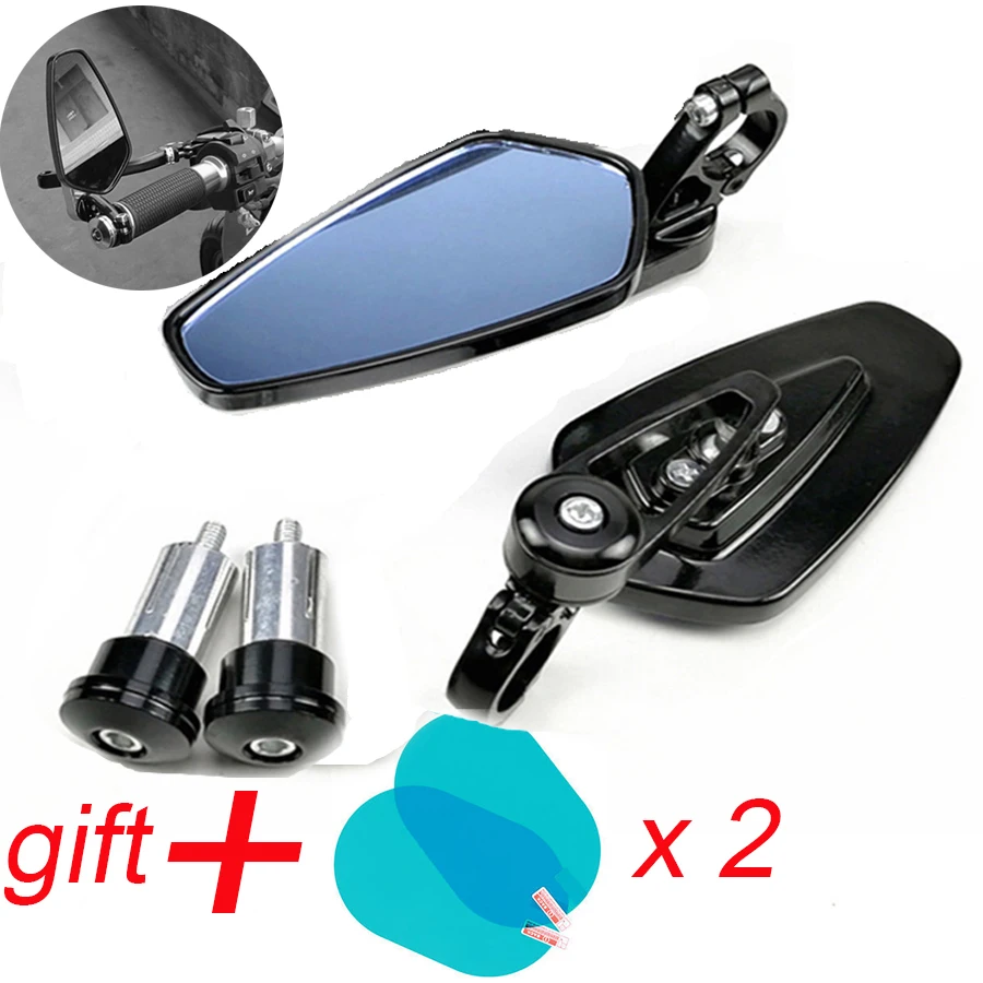 Motorcycle Accessories Mirror For Cafe Racer Fairing Gilera Runner Iron 883 Bajaj Accessories Jawa 350 Caferacer Beta Ttr250