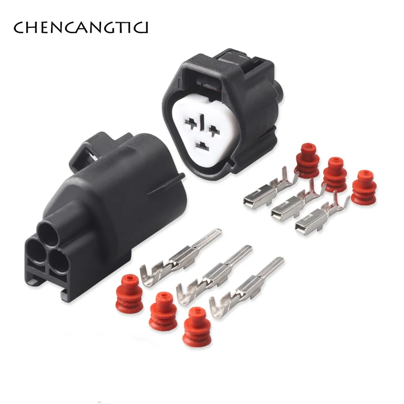 1 Set 3 Pin 6189-0179 Sumitomo Auto Connector Ignition Coil Female Male Plug For Toyota Camry Corolla Honda Accord Civic