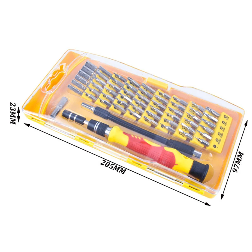 Set di cacciaviti 58 in 1, Set di strumenti di riparazione di Mini cacciaviti di precisione per PC, occhiali, telefoni cellulari, Laptop, orologi