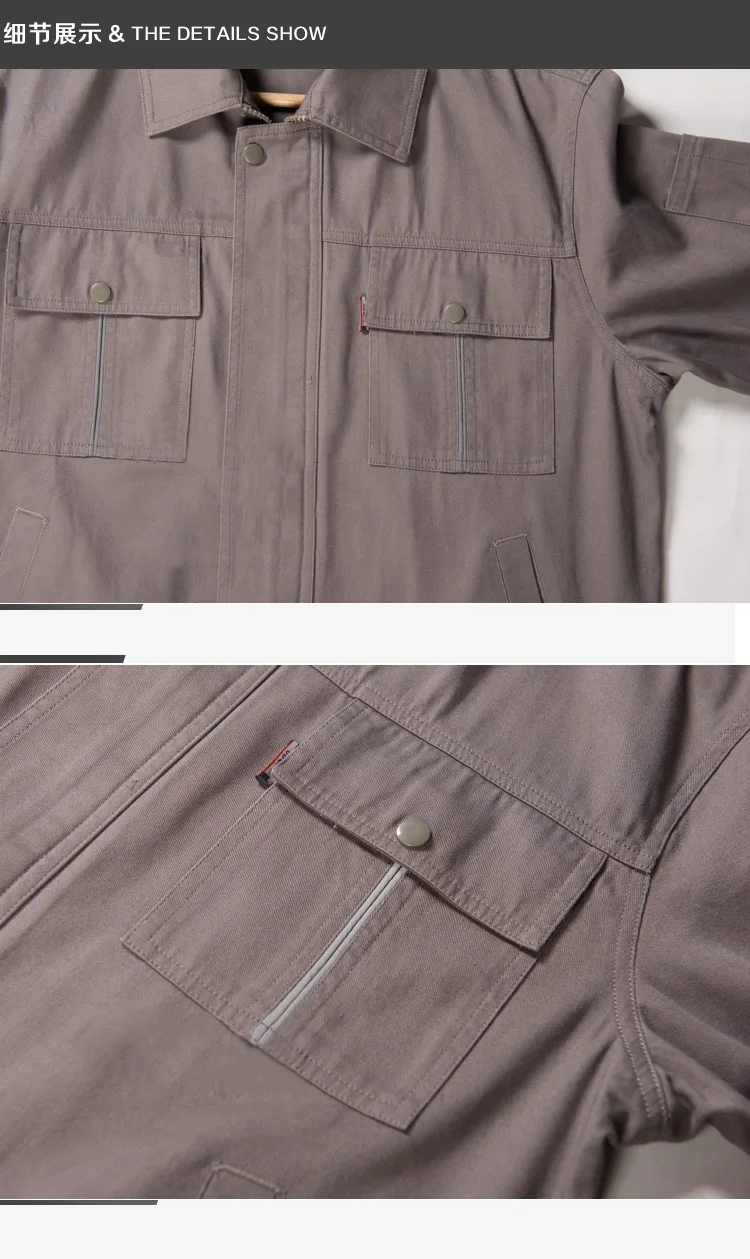 Ropa de trabajo gruesa para hombre, uniformes de algodón, mono de manga larga, ropa protectora, monos, trabajador, reparación de automóviles Machanic