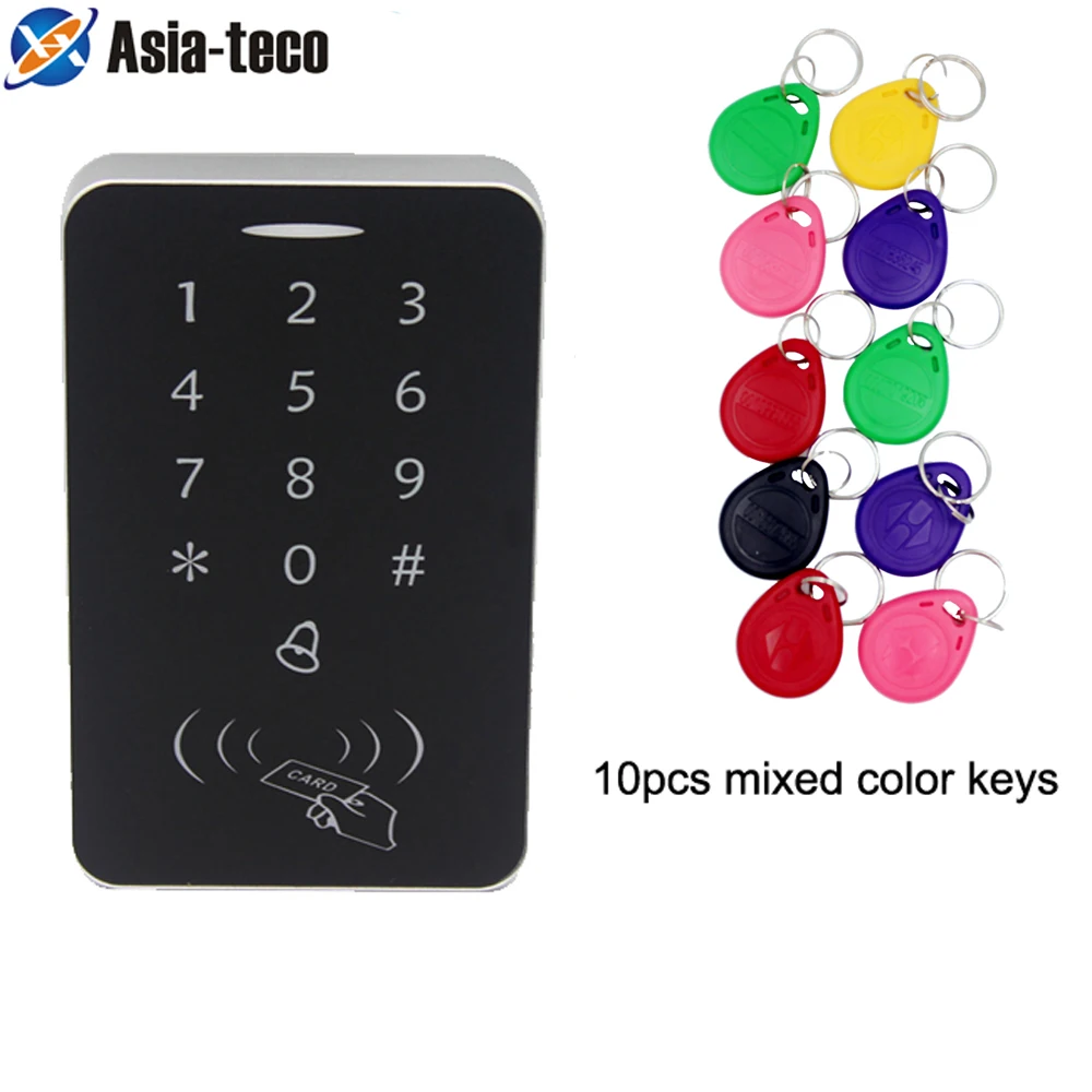 

125Khz RFID Access Control System Security Proximity Entry Door Lock RFID/EM Keypad Card Access Control Door Opener