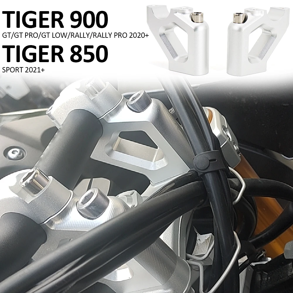 

For tiger 900 Tiger900 GT PRO LOW RALLY Pro For Tiger850 850 Motorcycle Handlebar Riser Mount Handle Bar Clamp Extend Adapter