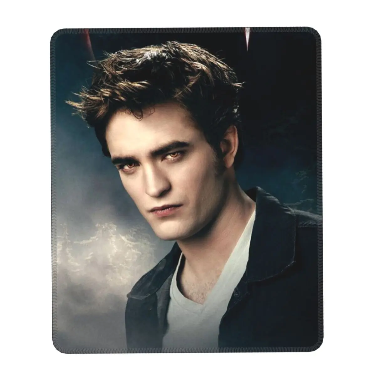 The Twilight Saga Edward Cullen Mouse Pad Square Gamer Mousepad Anti-Slip Rubber Vampire Fantasy Film Office Desk Computer Mat