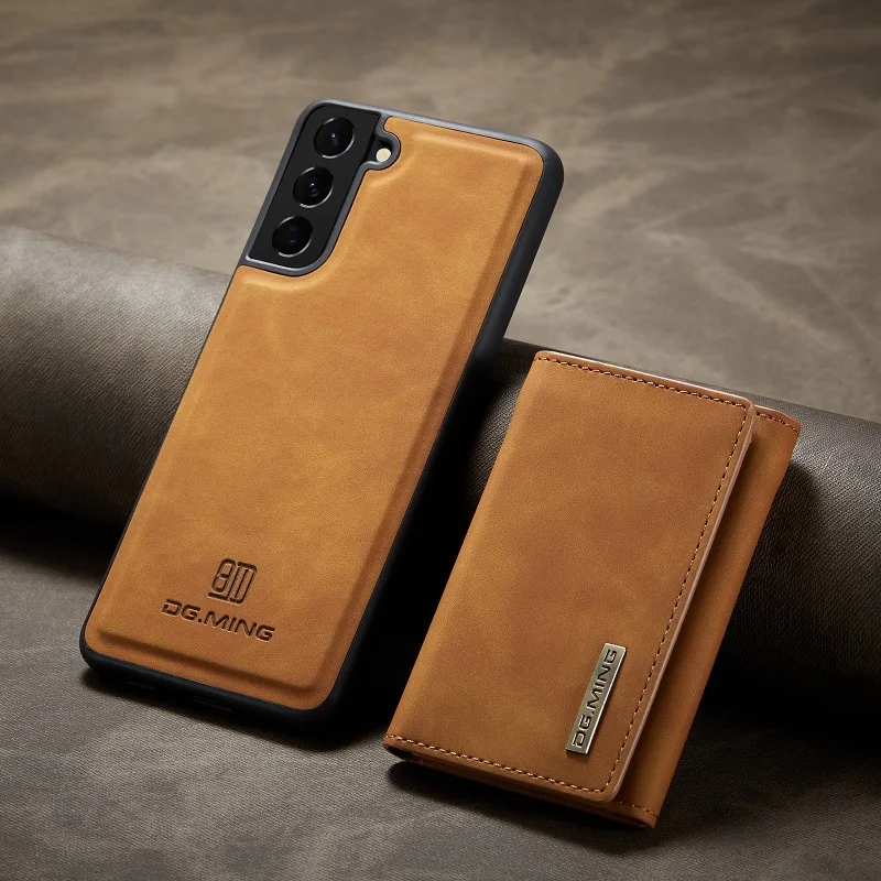 Magnetic Leather Phone Case With Card Case For Samsung Galaxy S24 Ultra S22 S23Plus S21 S23FE Note20 Ultra  A14 A54 A53 A71 Case