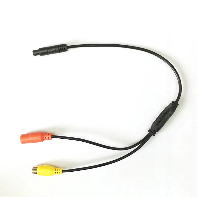 ANSHILONG Car Video DC Cable RCA-4PIN For Car Parking Rearview Rear View Camera Connect Car Monitor DVD Trigger Cable