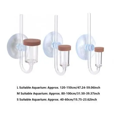 MINI CO2 Diffuser With Bubble Counter Atomizer Acrylic Aquarium Carbon Dioxide Transparent Refiner Fish Tank Water Plants