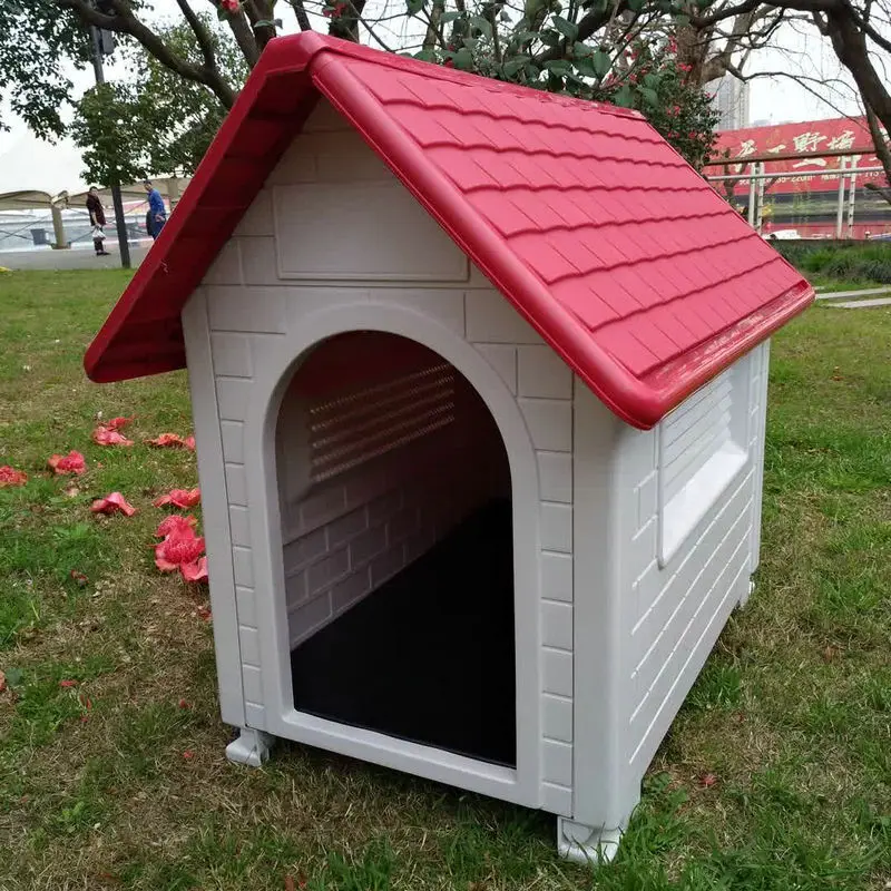 Dog House Outdoor Large Kennel Pet Accessories Removable Flushing Easy To Install Saposhnikovia Divaricata Ventilation Dog Cage