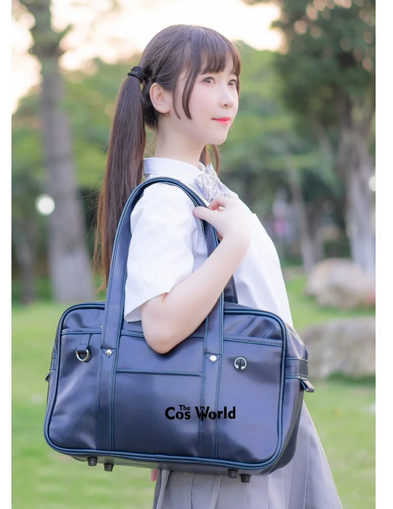 Japanese JK Uniform School Students Bag Anime Shoulder Book Commuter Bags Women Handbag