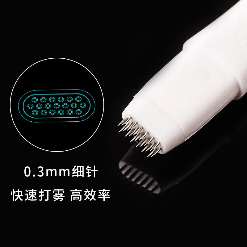 Disposable  2 Head Handmake Gun Microblades 13/20Pins Eyebrow Microblading Manual Pen For Permanent Makeup Eyebrow Beauty