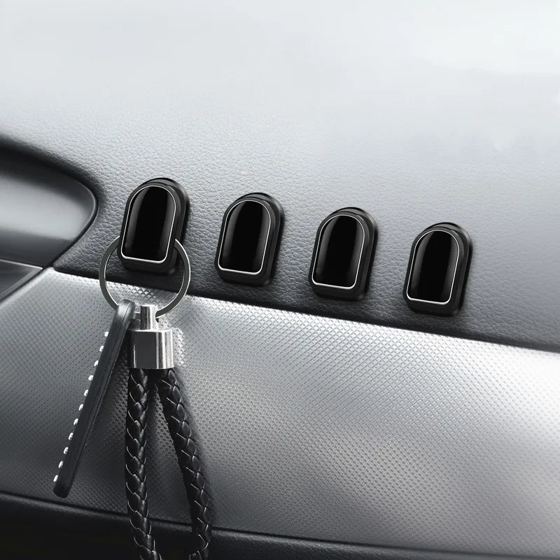 Car hooks are used for self-adhesive brackets for USB cables, keychains, headsets, invisible hangers, etc.Multifunctional