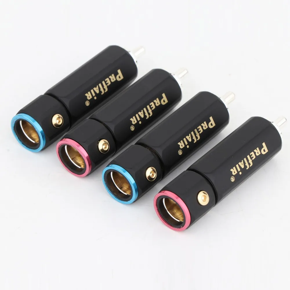 Preffair R1719 Hi-Fi Audio посеребренный соединительный кабель RCA Удлинитель разъемов RCA