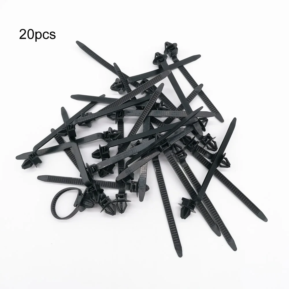 5/10/20pcs Releasable Wire Harness Fastener Reusable Nylon Car Auto Cable Strap Push Mount Wire Tie Retainer Clip