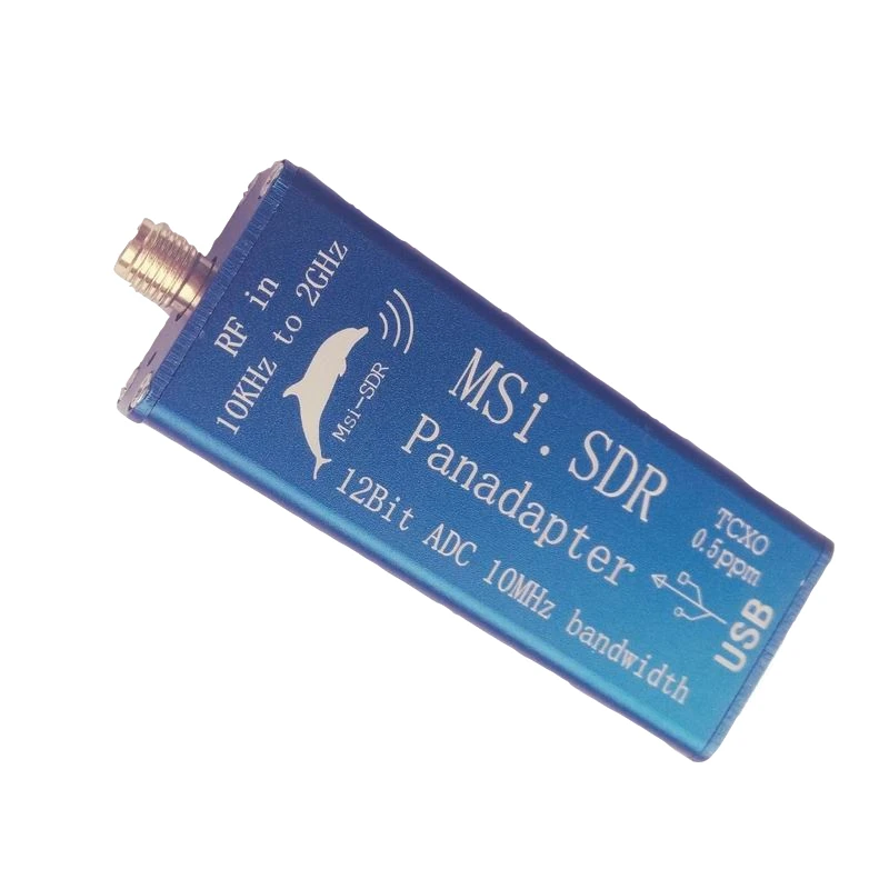 Imagem -02 - Receptor 10khz a 2ghz Tcxo 0.5ppm 12 Bits Adc Msi.sdr-sdr