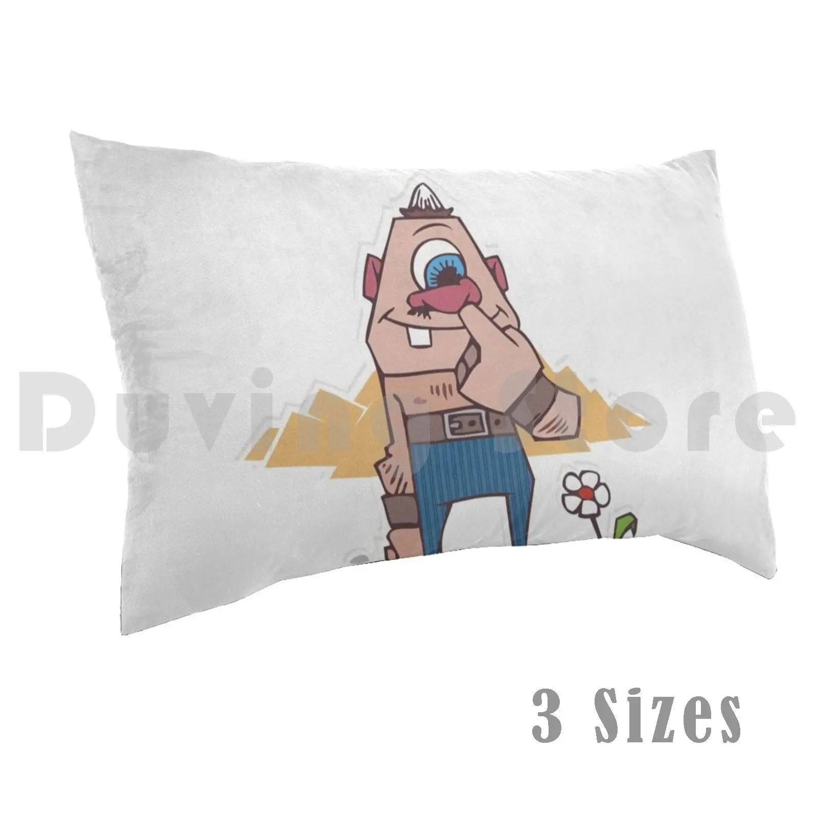 Picking Nose Pillow Case DIY 50*70 Booger Picking Nose Cyclops Snot Dried Mucus Slimy Boogers