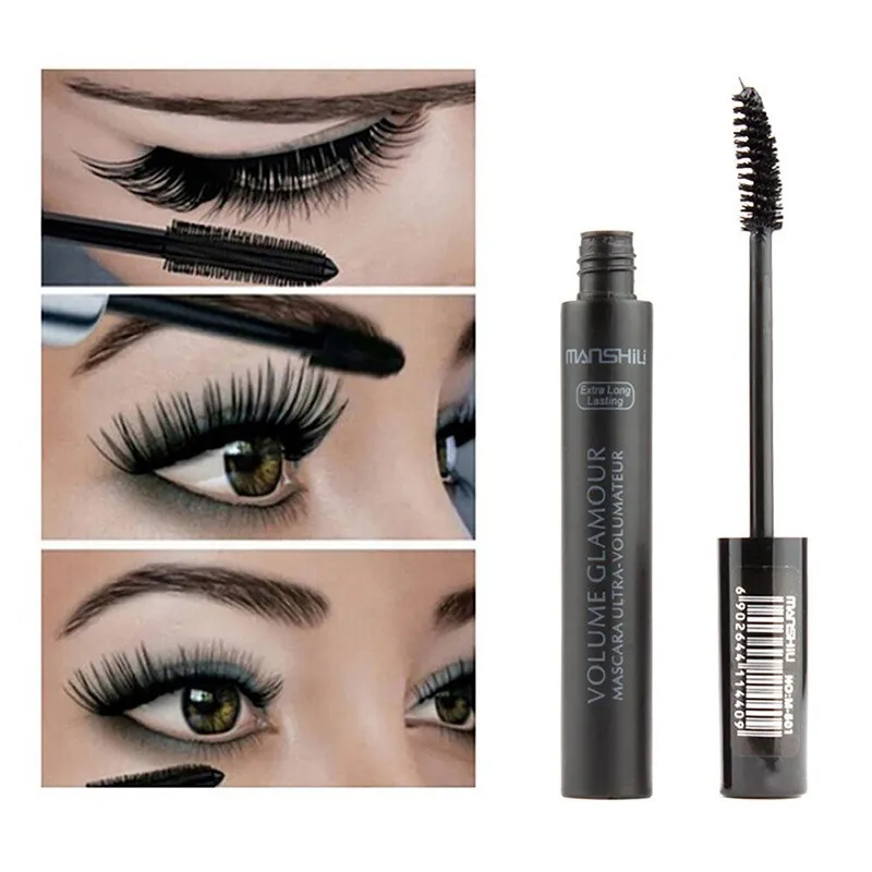 1 Pz Nero Opaco Mascara Ricci Ciglia Spesse Estensione Impermeabile Non Sbiadisce Crescita Delle Ciglia Trucco delle Donne Cosmetici TSLM1