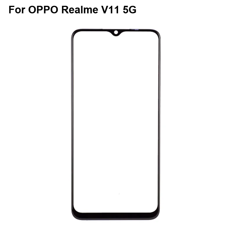 

For OPPO Realme V11 5G Front Outer Glass Lens Repair Touch Screen Outer Glass without Flex cable For OPPO Realme V 11 5G
