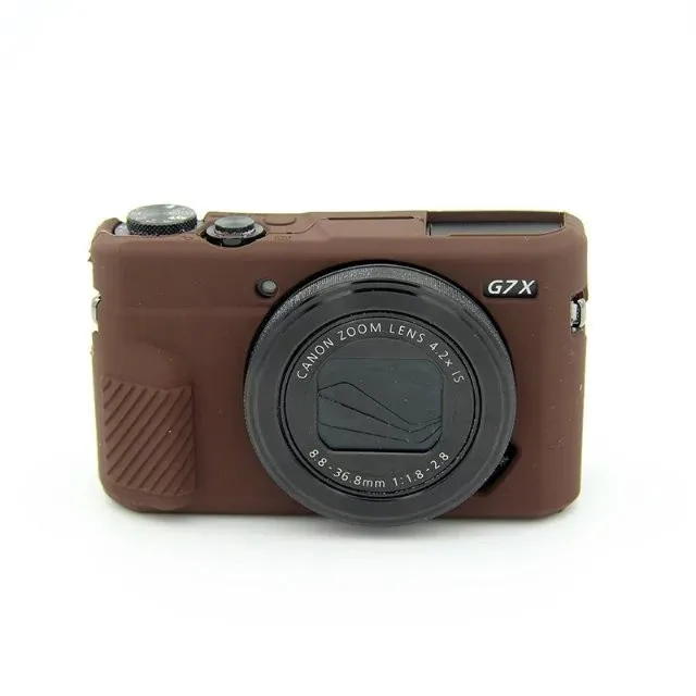 New Camera Silicone Case for Canon G7XII G7X II G7X Mark 2 G7X III G7X3 G7X Mark 3 Rubber Protective Body Cover bag Camera Skin