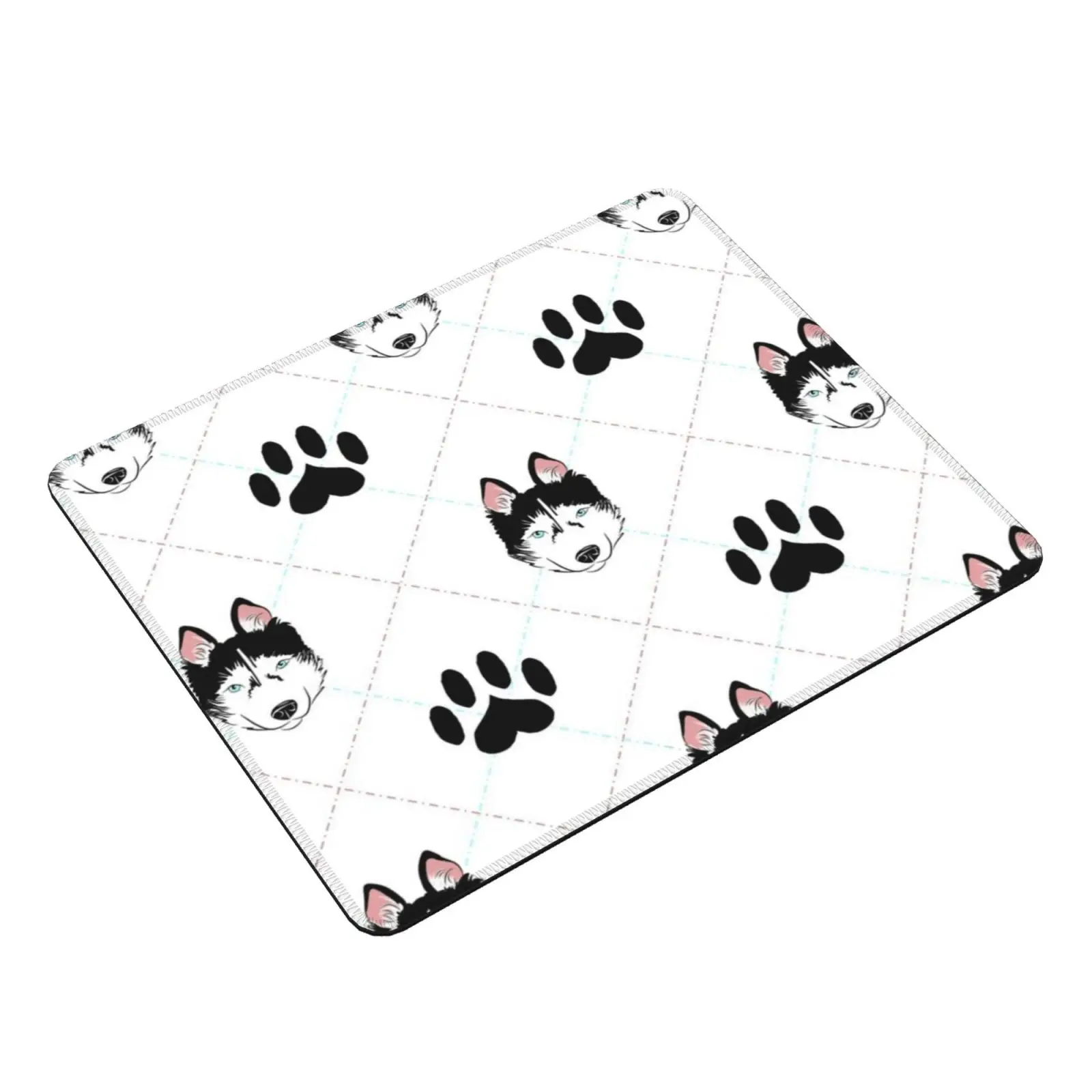 Siberian Husky Plaid Mouse Pad 1119 Husky Huskie Siberian Siberian Husky Siberian Huskie Sled