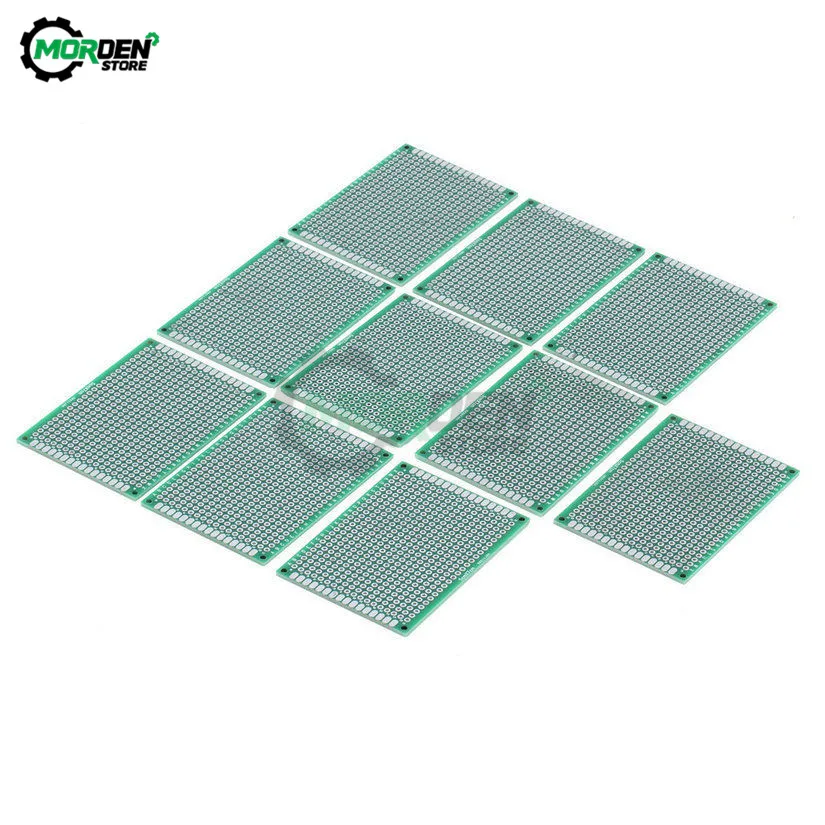 10pcs 5x7 Double Side Copper Prototype PCB Universal Board Experimental Development Plate For Arduino