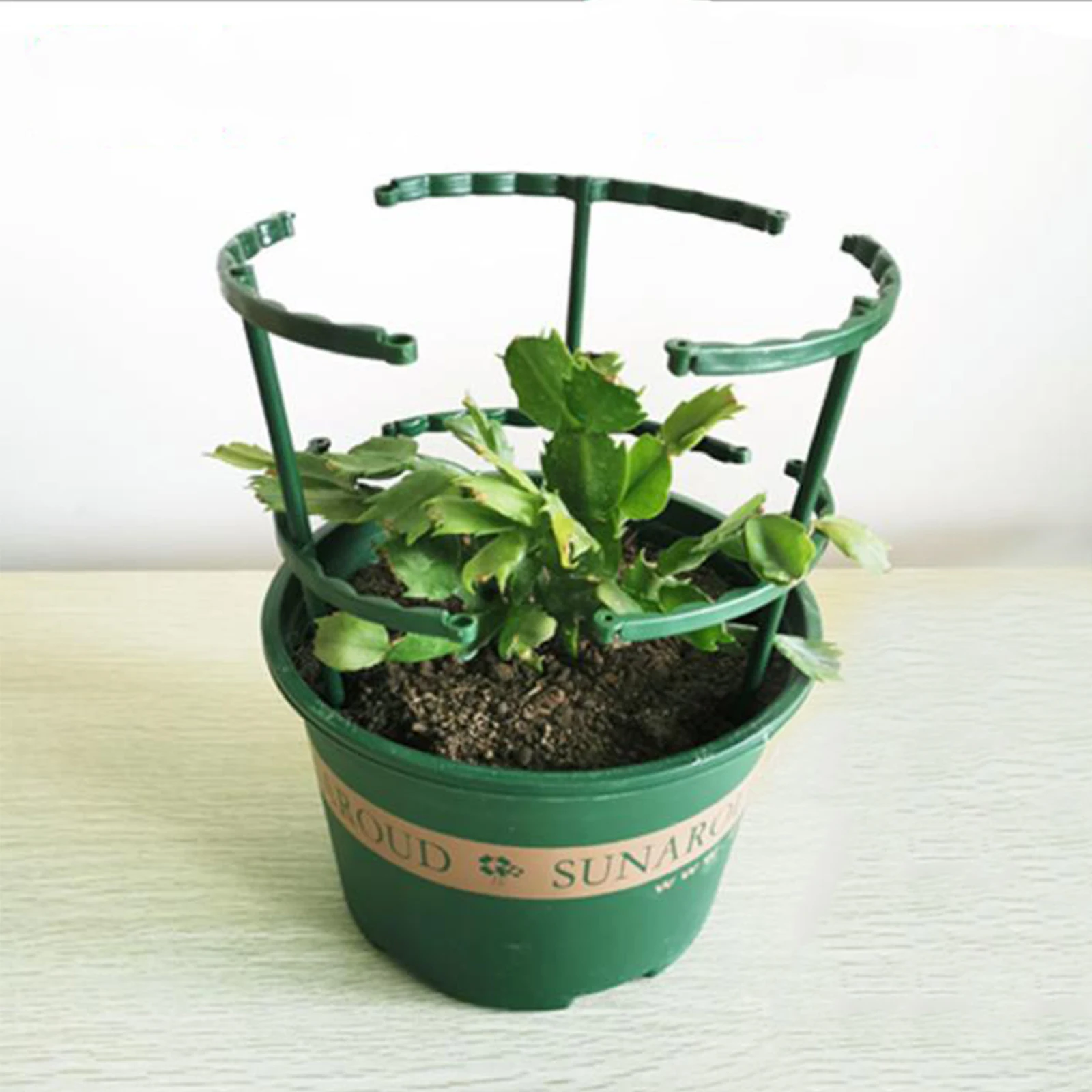 Garden Plant Stake Tomato Support Plastic Double Layer Can Be Spliced Anti-lodging Leaf Guard Schlumbergera Sunflower Multilayer