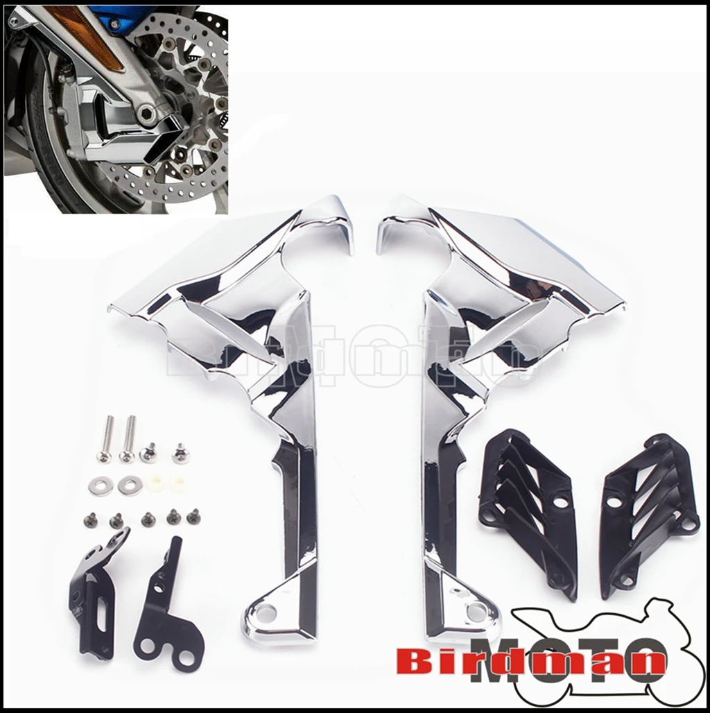 

for Honda Goldwing Chrome Motorcycle Front Case Caliper Cover For GL1800 DCT Tour Airbag 2018-2019 Plastic Wheel Protection