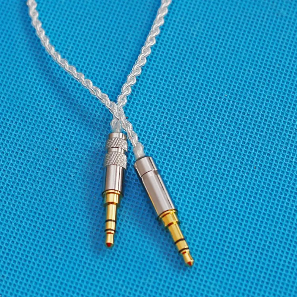 لتقوم بها بنفسك الفضة مطلي سماعة سلك لا تأثير التسمع