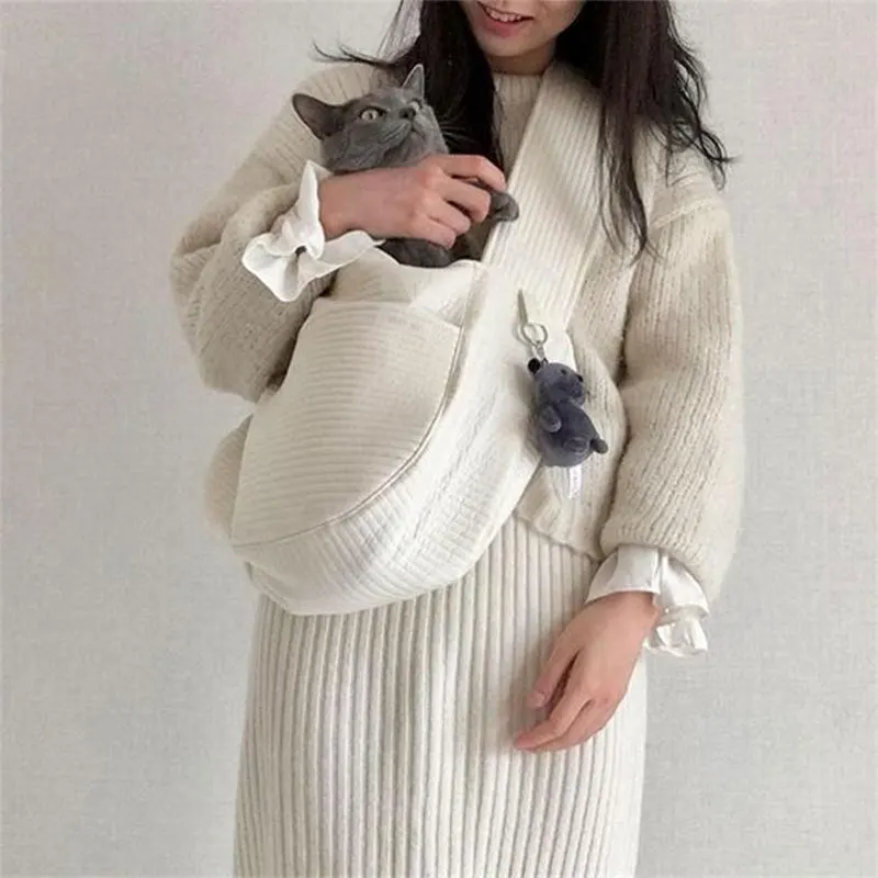 Small Dog Cat Backpack Carrier for Cats Outdoor Travel Single Shoulder Messenger Bag Cat Pet Products Carrying for Cats Puppy