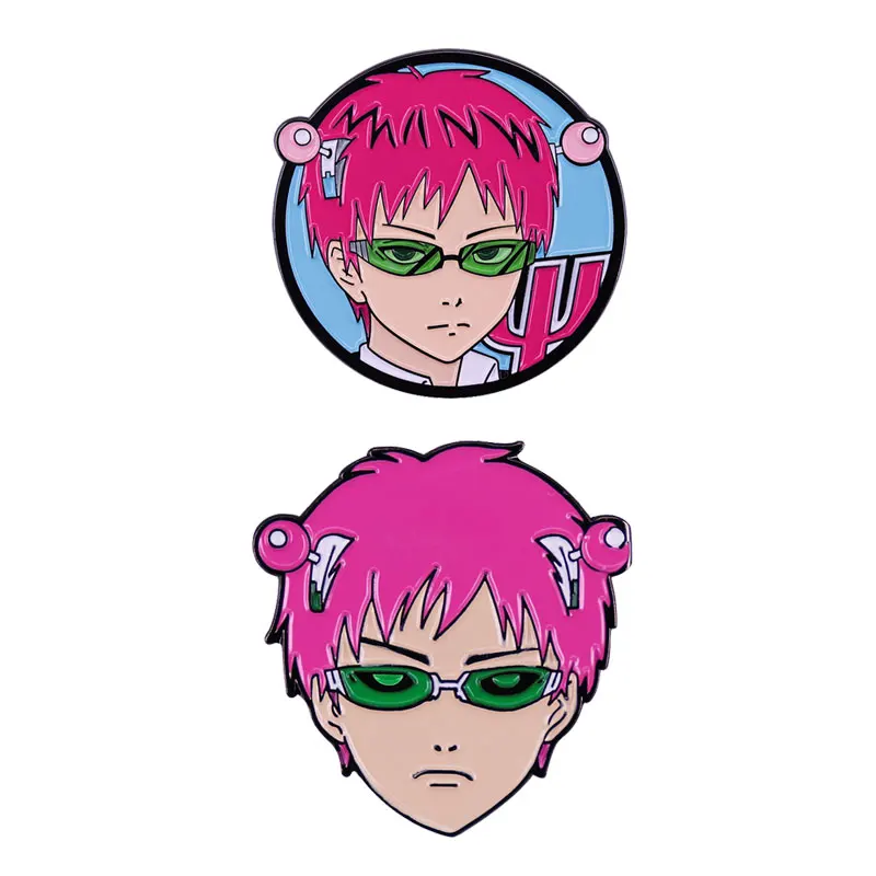 Saiki Kusuo Enamel Pins Japanese supernatural Anime manga brooch Children Fashion Boutique Gift Backpack Hat Bag Decorate Badges