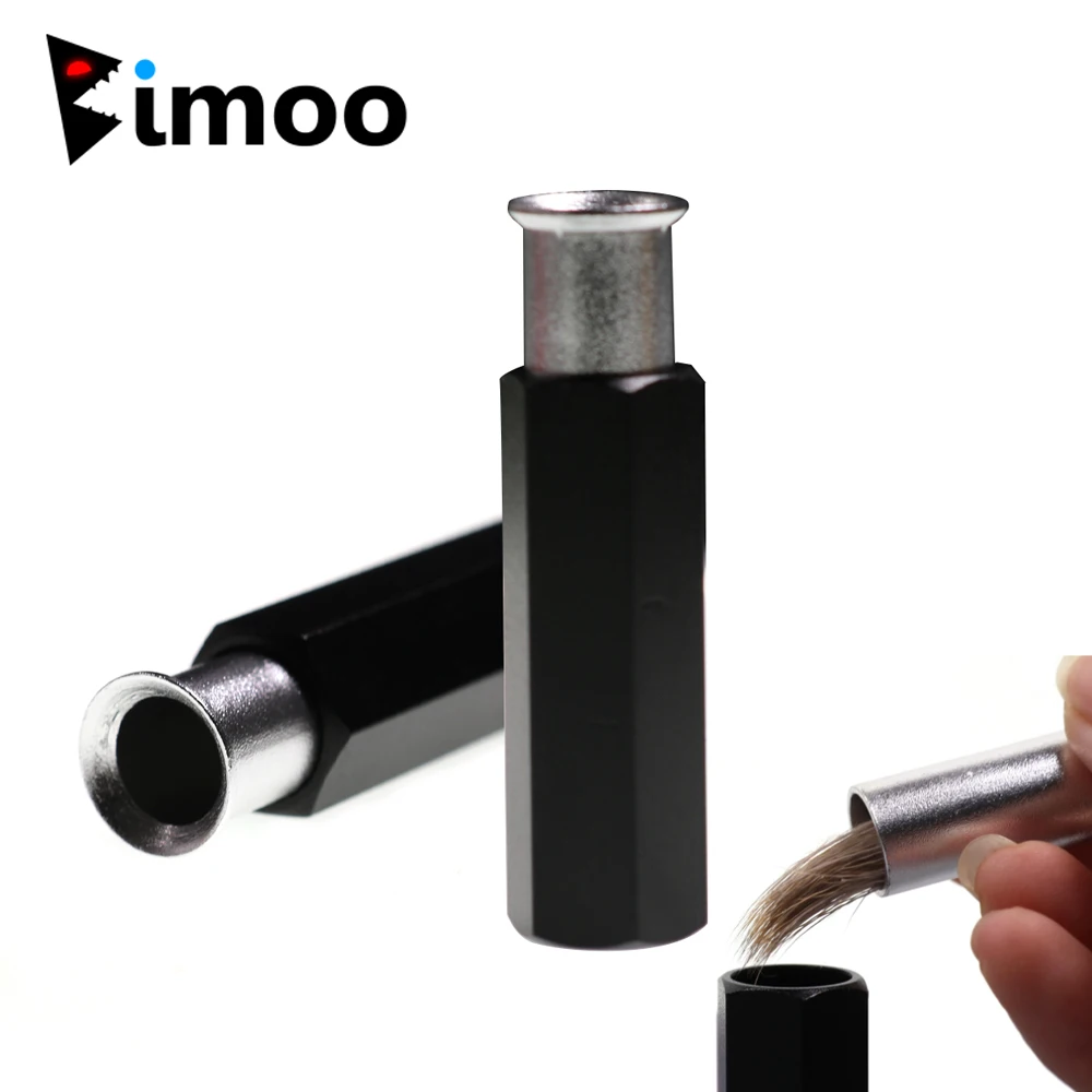 Bimoo Aluminiowa sztaplerka do włosów do układania włosów Pióra Włókna Specjalne narzędzia do wiązania much