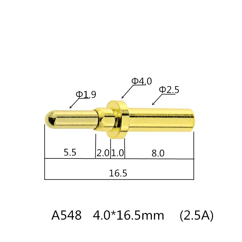 A548 Manufacturers direct high quality environmental spring thimble gold-plated conductive probe expansion thimble charging pogo