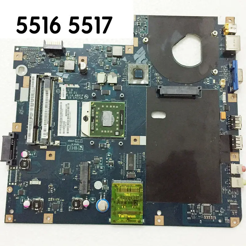 

KAWG0 LA-4861P For acer 5516 5517 Laptop Motherboard MBPEE02001 Mainboard 100%tested fully work