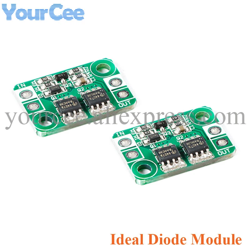 2pcs DC 3-30V Battery Charging Charger Ideal Diode Module Anti Reverse Connection Power Protection Board 4A Common Ground