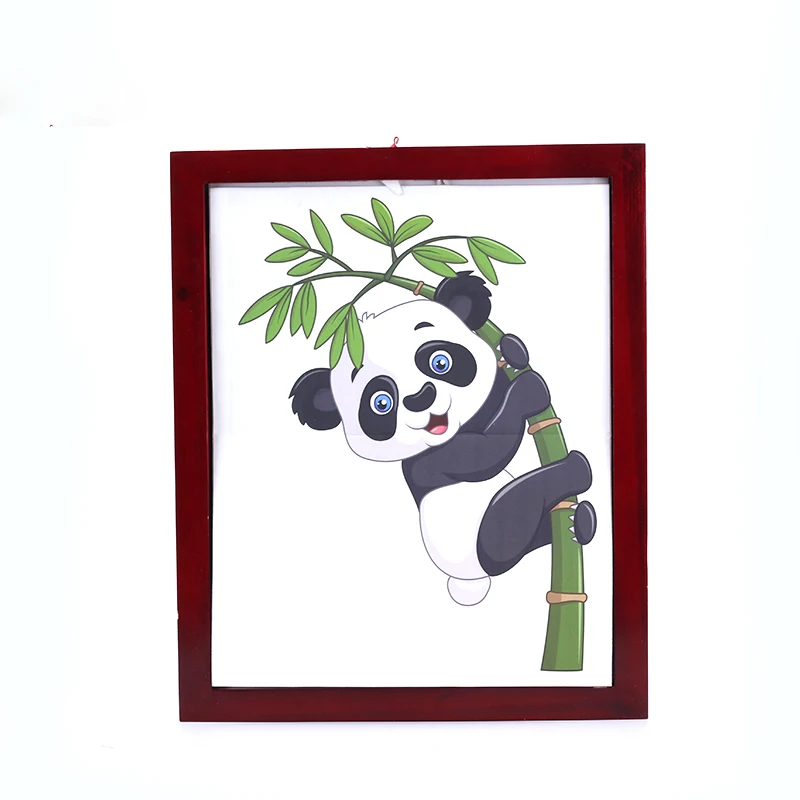 1pcs panda frame Magic trick  panda Out From Board magic props professional for magician Stage Gimmick illusion 83200